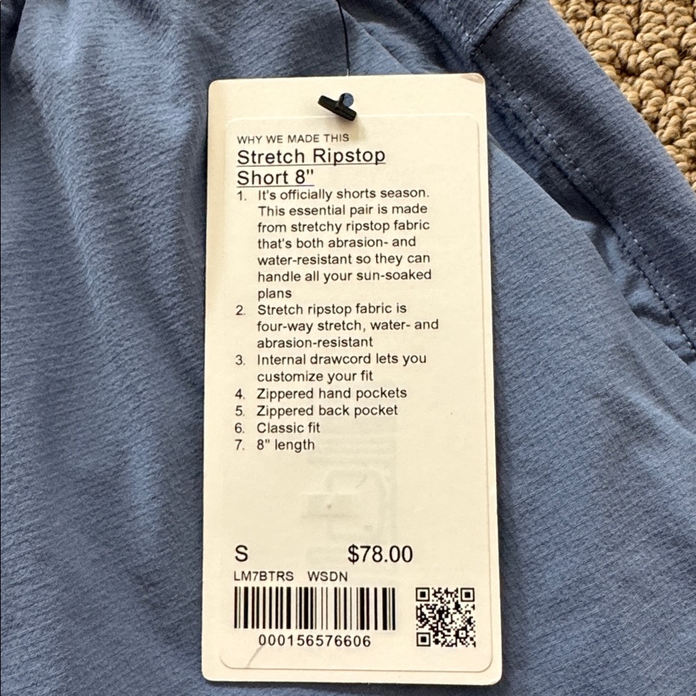 Lululemon Ripstop Short 8” - Picture 2 of 6